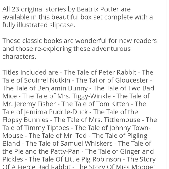 Petter Rabbit Box Set - Picture 6 of 10